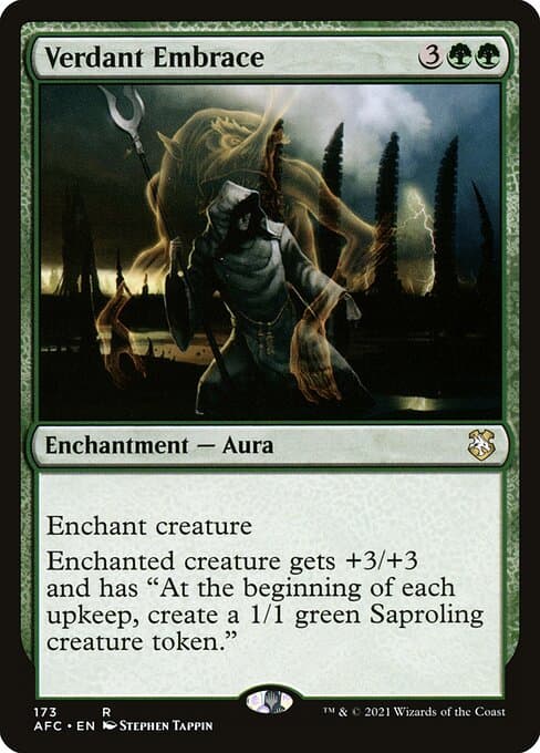Verdant Embrace from Forgotten Realms Commander (Rare)