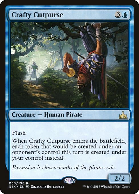 Crafty Cutpurse from Rivals of Ixalan (Rare)