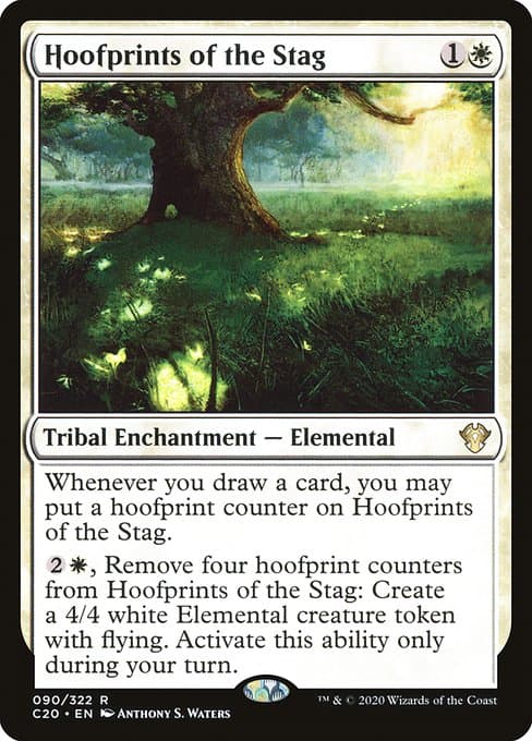 Hoofprints of the Stag from Commander 2020 (Rare)