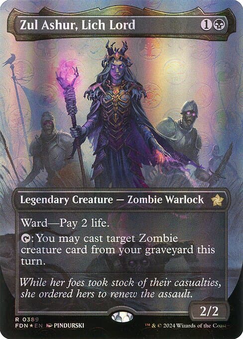 Zul Ashur, Lich Lord from Foundations (Rare)