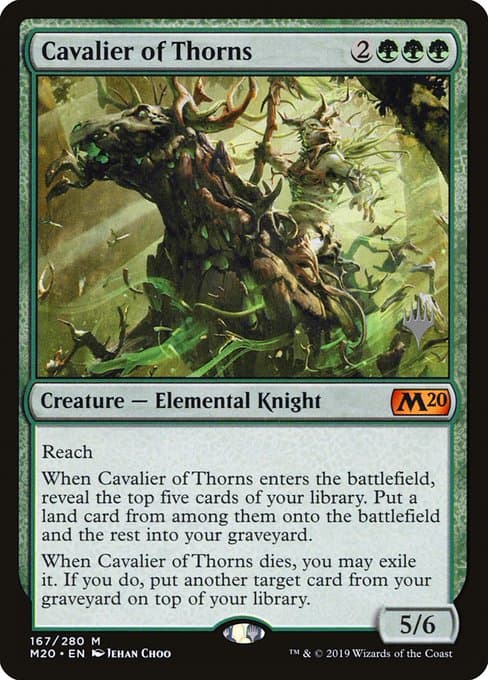 Cavalier of Thorns from Core Set 2020 Promos (Mythic)
