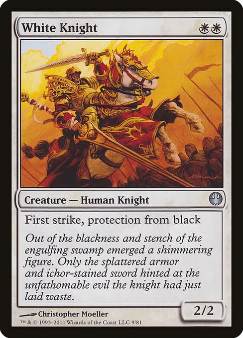 White Knight from Duel Decks: Knights vs. Dragons (Uncommon)