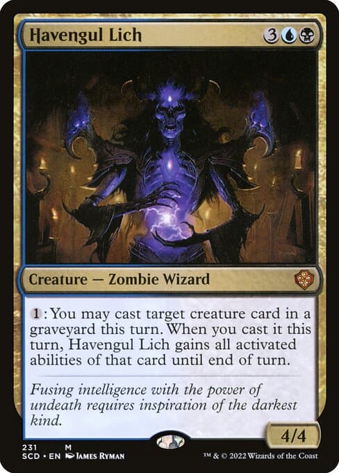 Havengul Lich from Starter Commander Decks (Mythic)