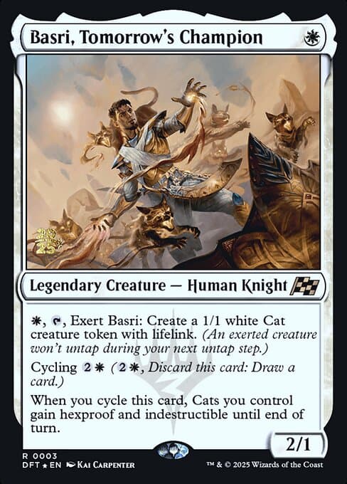 Basri, Tomorrow's Champion from Aetherdrift Promos (Rare)