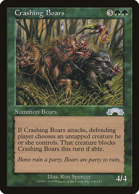Crashing Boars from Exodus (Uncommon)