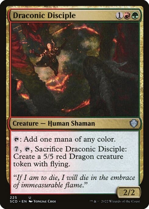 Draconic Disciple from Starter Commander Decks (Uncommon)
