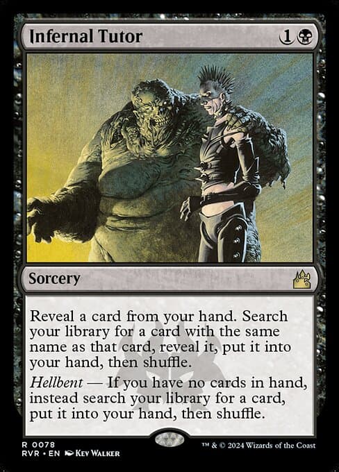 Infernal Tutor from Ravnica Remastered (Rare)
