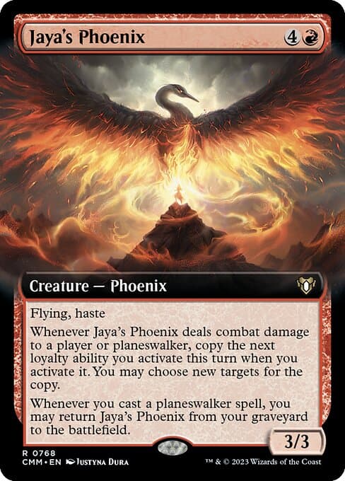 Jaya's Phoenix from Commander Masters (Rare)