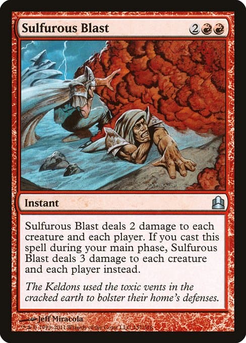 Sulfurous Blast from Commander 2011 (Uncommon)