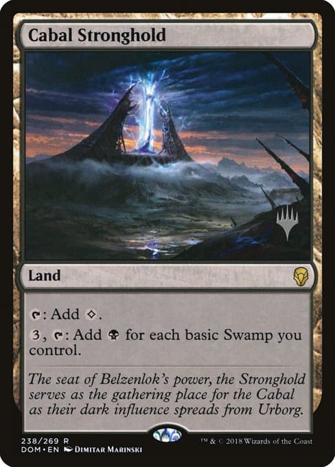 Cabal Stronghold from Dominaria Promos (Rare)