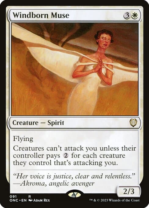 Windborn Muse from Phyrexia: All Will Be One Commander (Rare)