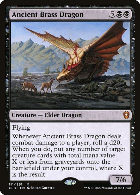 Ancient Brass Dragon (Mythic)