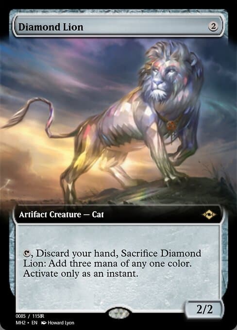 Diamond Lion from Magic Online Promos (Rare)