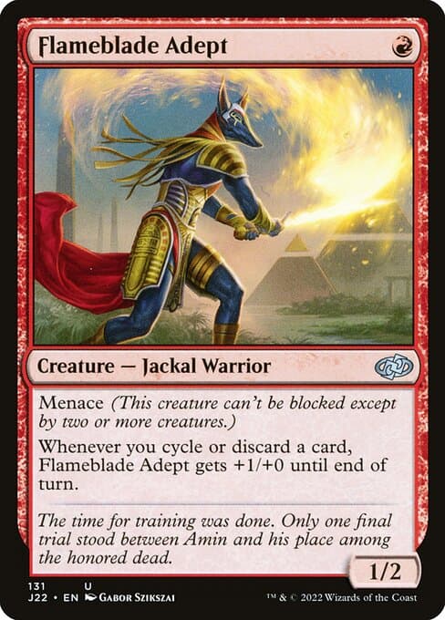 Flameblade Adept from Jumpstart 2022 (Uncommon)
