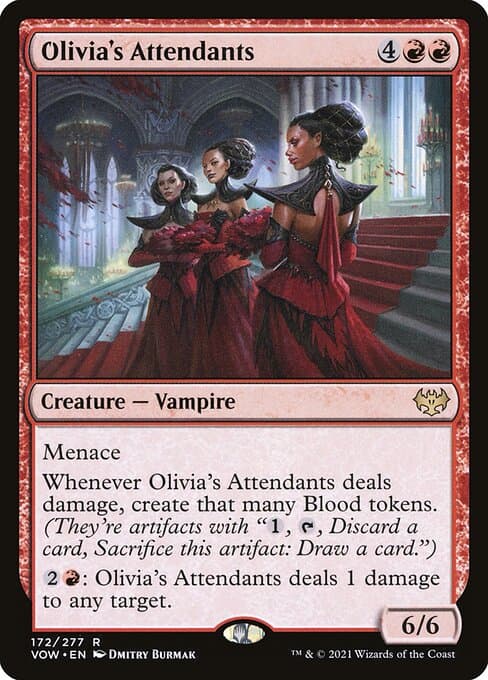 Olivia's Attendants from Innistrad: Crimson Vow (Rare)
