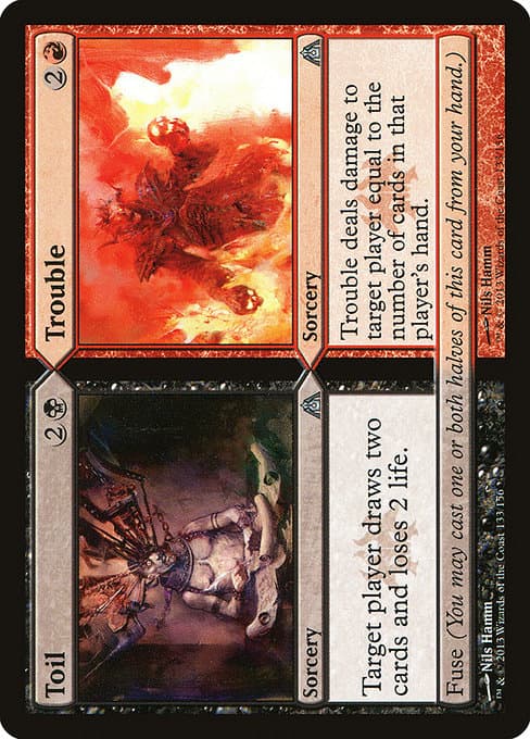 Toil // Trouble from Dragon's Maze (Uncommon)