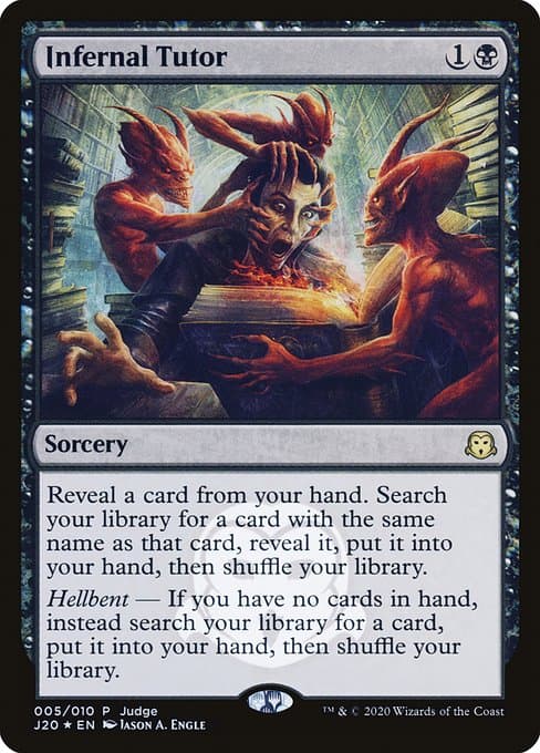 Infernal Tutor from Judge Gift Cards 2020 (Rare)