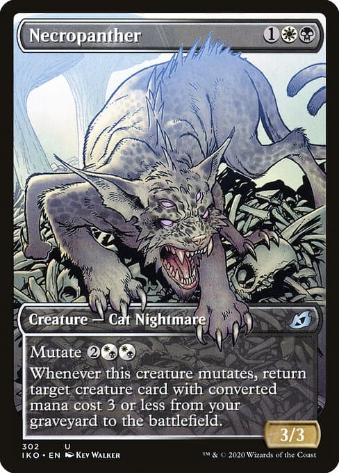 Necropanther from Ikoria: Lair of Behemoths (Uncommon)