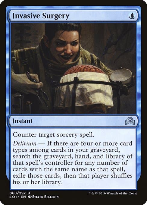 Invasive Surgery from Shadows over Innistrad (Uncommon)