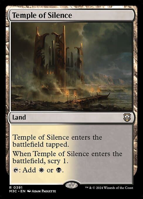 Temple of Silence from Modern Horizons 3 Commander (Rare)