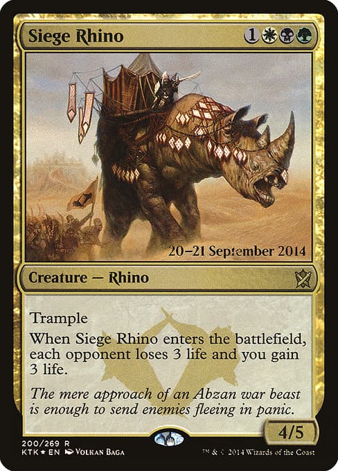 Siege Rhino (Rare)