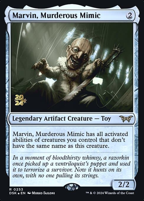 Marvin, Murderous Mimic from Duskmourn: House of Horror Promos (Rare)