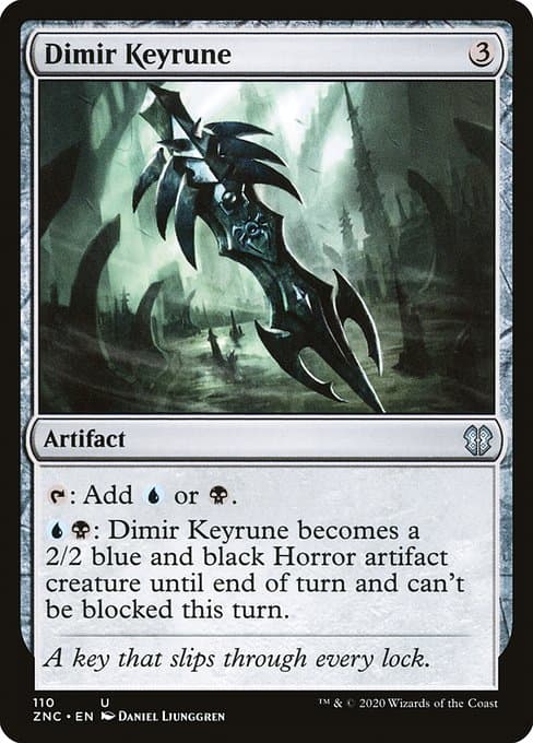 Dimir Keyrune from Zendikar Rising Commander (Uncommon)