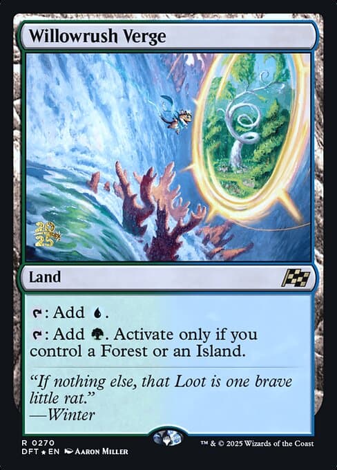 Willowrush Verge from Aetherdrift Promos (Rare)
