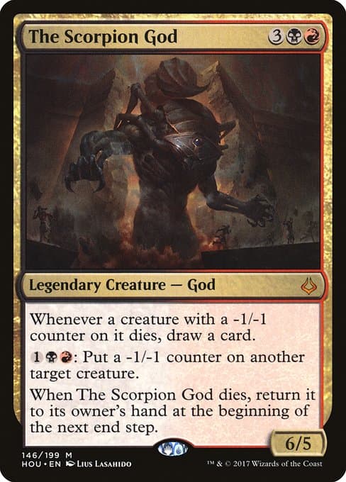 The Scorpion God from Hour of Devastation (Mythic)