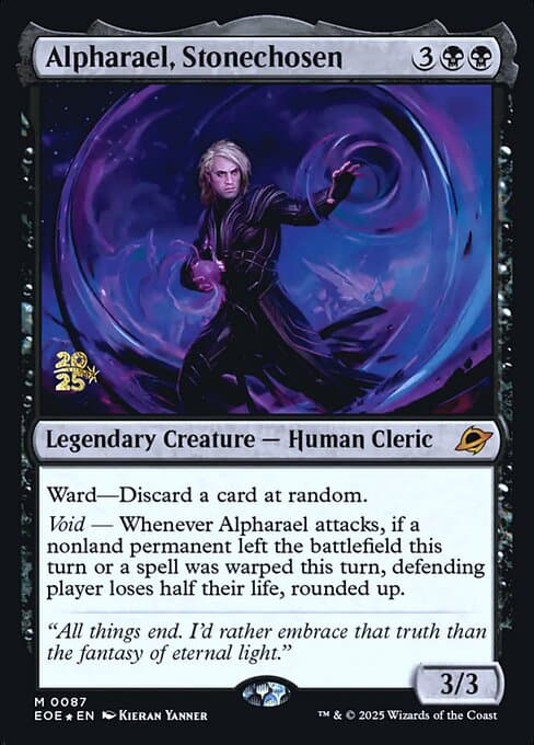 Alpharael, Stonechosen from Edge of Eternities Promos (Mythic)