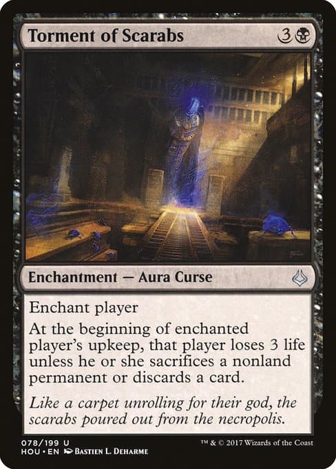 Torment of Scarabs from Hour of Devastation (Uncommon)