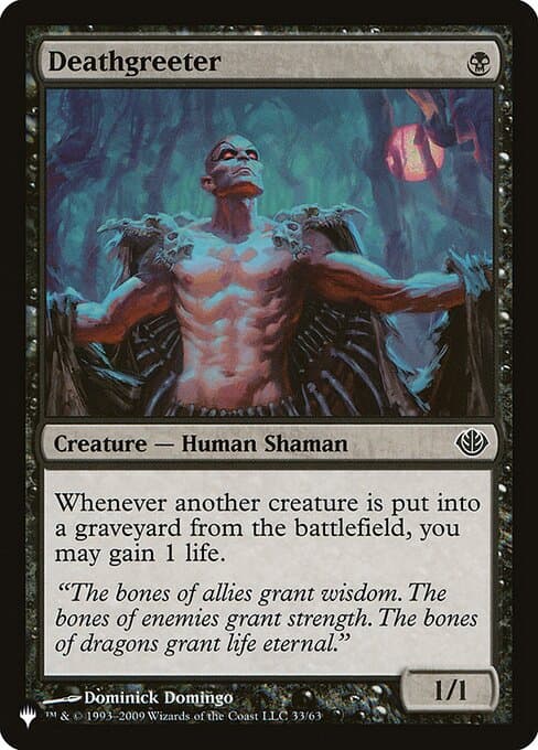 Deathgreeter from The List (Common)