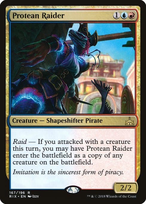 Protean Raider from Rivals of Ixalan (Rare)