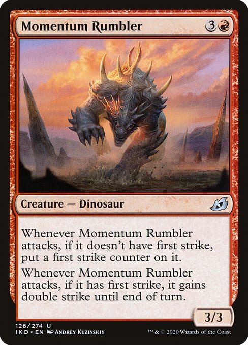 Momentum Rumbler from Ikoria: Lair of Behemoths (Uncommon)