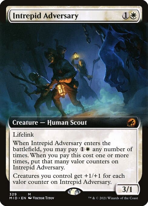 Intrepid Adversary from Innistrad: Midnight Hunt (Mythic)