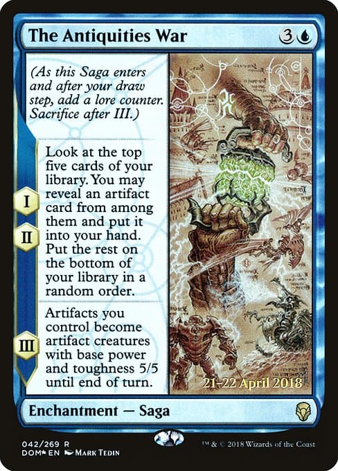 The Antiquities War from Dominaria Promos (Rare)