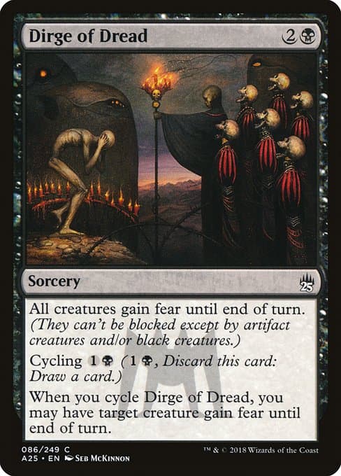 Dirge of Dread from Masters 25 (Common)