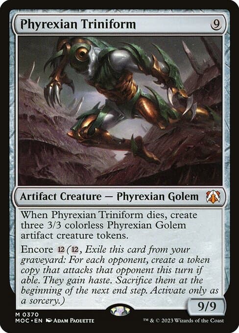 Phyrexian Triniform from March of the Machine Commander (Mythic)