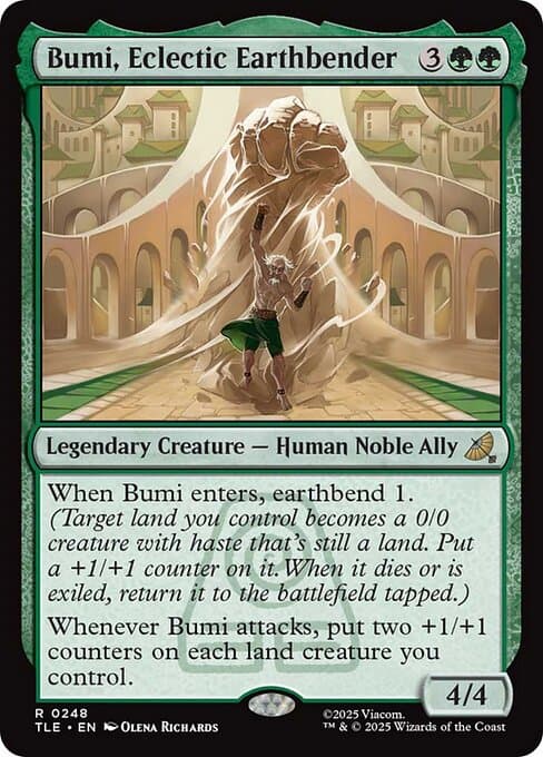 Bumi, Eclectic Earthbender (Rare)