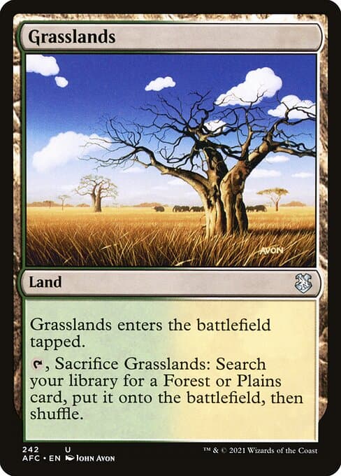 Grasslands from Forgotten Realms Commander (Uncommon)