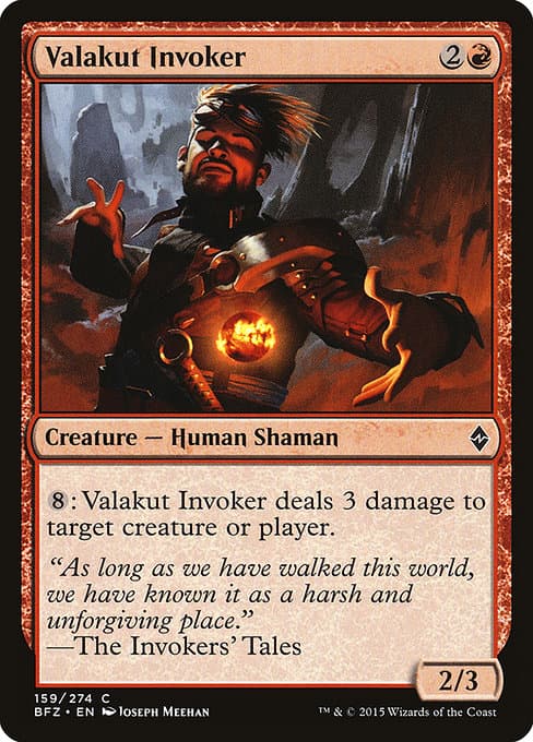 Valakut Invoker from Battle for Zendikar (Common)
