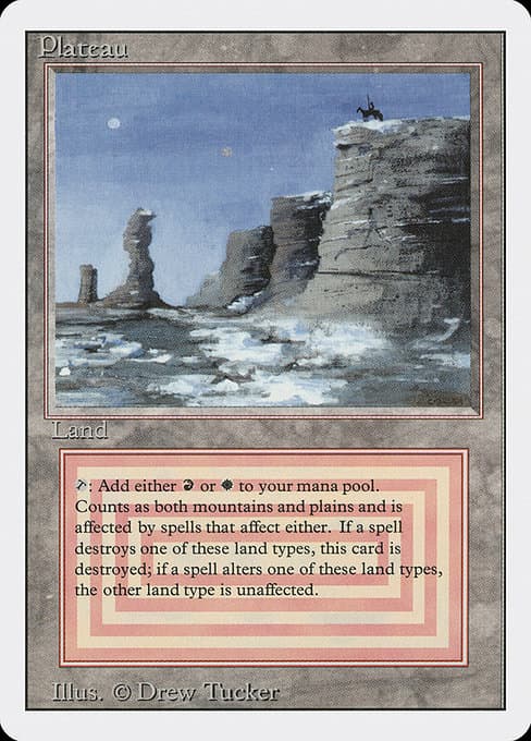 Plateau from Revised Edition (Rare)