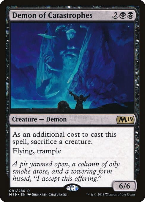 Demon of Catastrophes from Core Set 2019 (Rare)