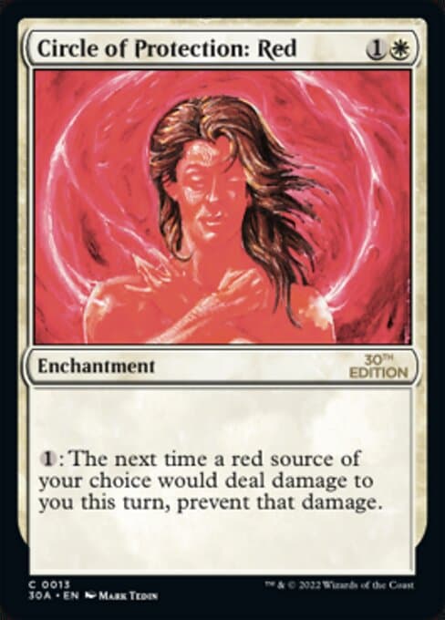 Circle of Protection: Red from 30th Anniversary Edition (Common)