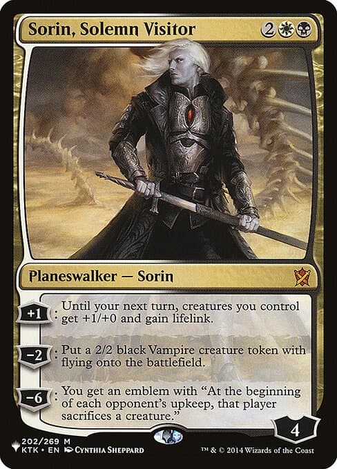 Sorin, Solemn Visitor from The List (Mythic)