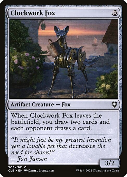 Clockwork Fox from Commander Legends: Battle for Baldur's Gate (Common)