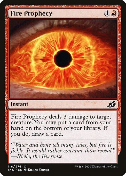 Fire Prophecy from Ikoria: Lair of Behemoths (Common)