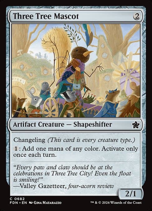 Three Tree Mascot from Foundations (Common)