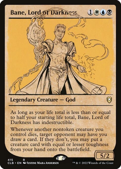 Bane, Lord of Darkness from Commander Legends: Battle for Baldur's Gate (Rare)