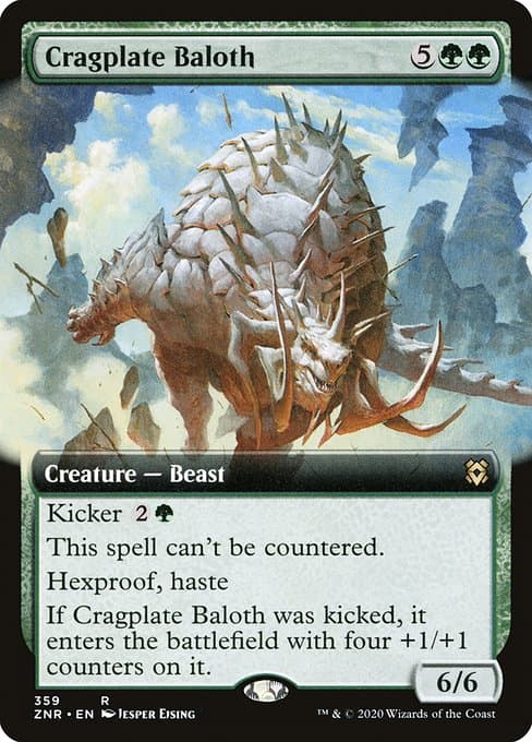 Cragplate Baloth from Zendikar Rising (Rare)